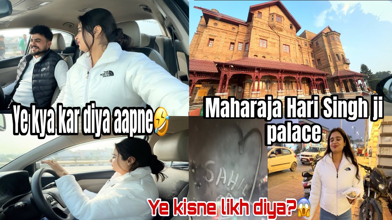 Aaj maine kri Driving🚘 || Maharaja Hari Singh Ji Palace⚔️❤️ 