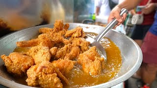 FRIED CHICKEN popular in Manila  Filipino Street Food