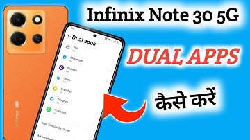 Infinix note 30 5g App Clone & Dual App Setting // How to create dual app in Infinix note 30