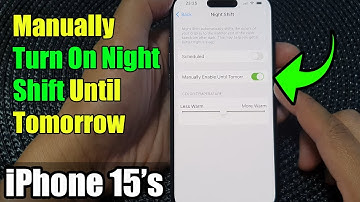 iPhone 15/15 Pro Max: How to Manually Turn On Night Shift Until Tomorrow