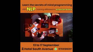 Best NLP Training in India | NLP Practitioner Certification | Mind Programming | American Board