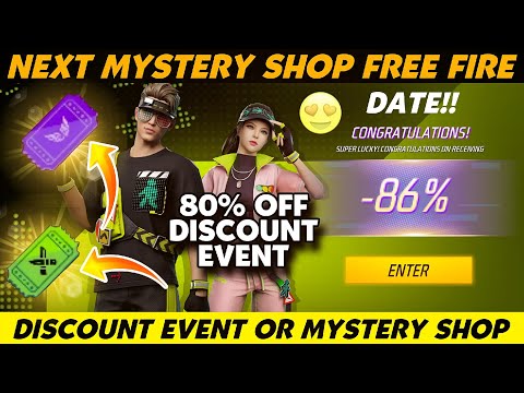 FREE FIRE NEXT MYSTERY SHOP 90% DISCOUNT 