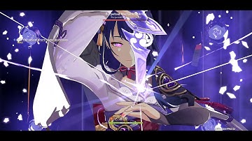 C6 R5 Raiden Shogun - Geovishop and Mechanical Array | Genshin Impact #shorts