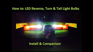 How To: LED Brake, Turn & Reverse light install & comparison on foxbody mustang by Boostie Motorsports 1,913 views 1 year ago 5 minutes, 34 seconds