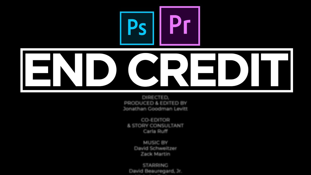 สอนทำ End Credit ทีละขั้นตอนๆ ในโปรแกรม Premiere Pro+Photo Shop - YouTube สอนทำ End Credit ทีละขั้นตอนๆ ในโปรแกรม Premiere Pro+Photo Shop - Youtube