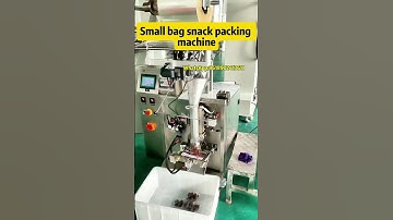 Small bag snack automatic weighing and quantitative packaging machine #snackpackingmachine