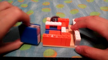 The mechanism of my new Lego puzzle box!