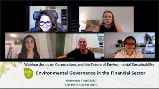 Environmental Governance in the Financial Sector