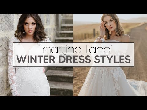 Top Wedding Dresses for Winter | Martina Liana