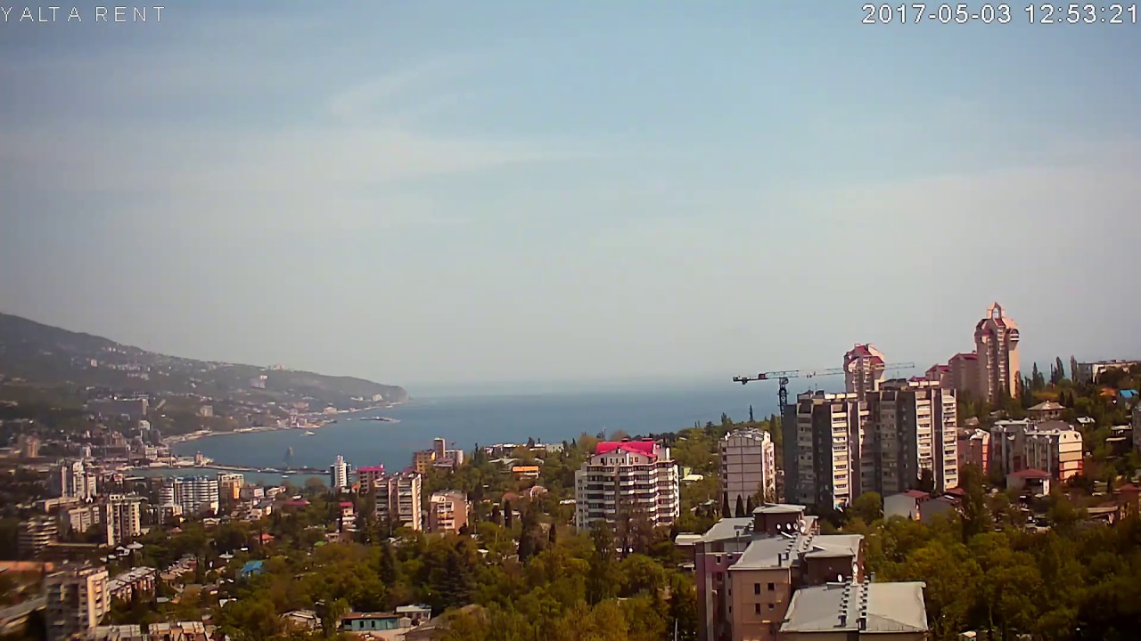 Камера - Ялта, Крым 2017-05-03. День за 7 минут