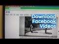 Download facebooks to your computer or smartphone