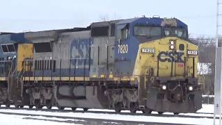 CSX Q112 on the Syracuse Terminal Sub...3-18-2017