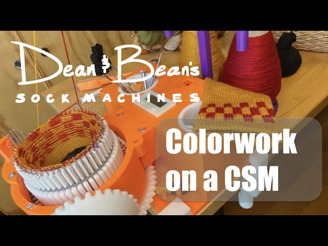 Colorwork Yarn Mast  Dean and Bean's Sock Machines