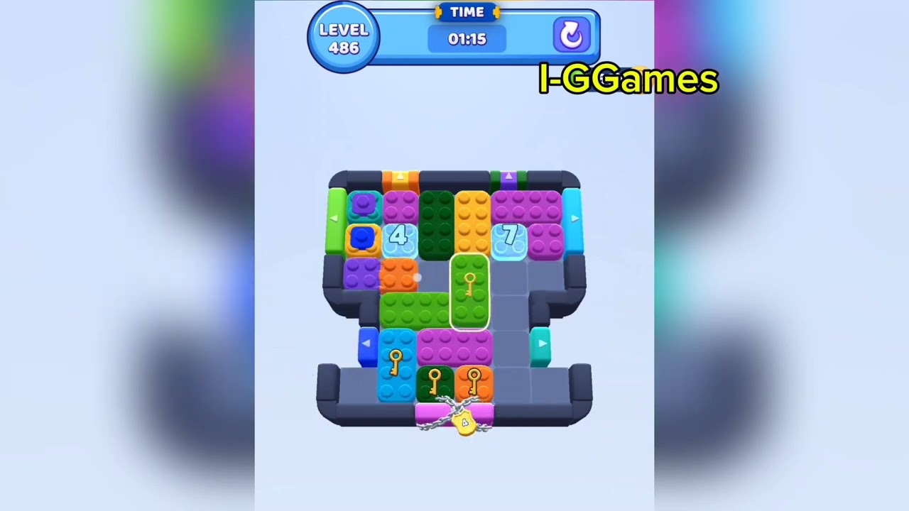 Color Block Jam Level 486 - YouTube