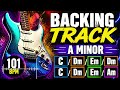 Acoustic Rock Guitar Backing Track | Am | 101 BPM | Instrumental Jam Track for Practice