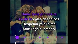 CASI ANGELES - VALIENTE (Baila Princesita) - KARAOKE