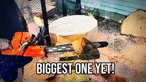 Woodturning-Chainsaw for Massive Bowl Blanks!