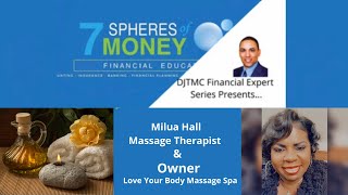 DJTMC FES Milua Hall Massage Therapist Owner of Love Your Body Massage Spa