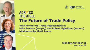 IGP Across the Aisle: The Future of Trade Policy
