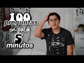 ❓¿Por qué empecé a subir videos? || 100 Preguntas En 5 Minutos