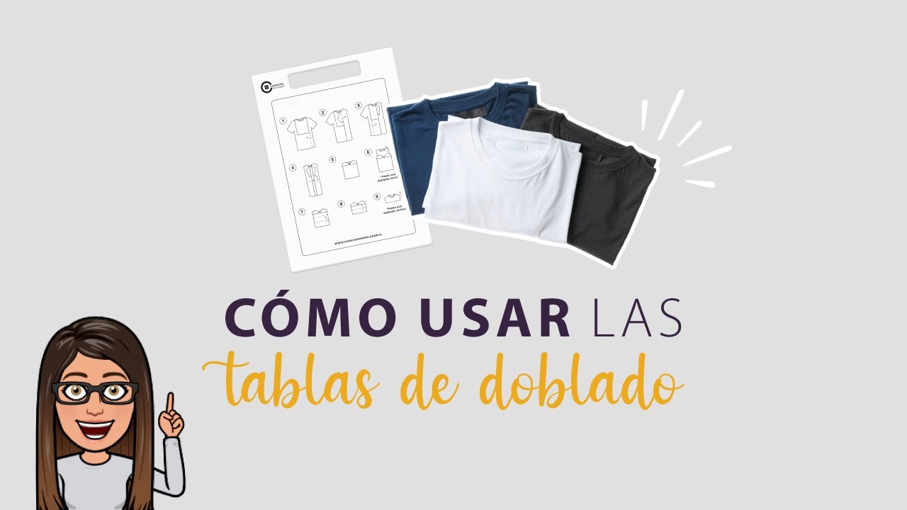 Tablas para doblar ropa - YouTube