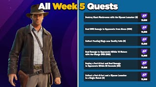 Fortnite All Week 5 Season Quests Guide - Chapter 3 Season 3