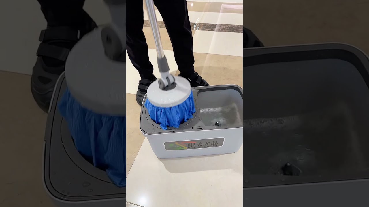 Hand Free Floor Cleaning Spin Mop Fan Cleaningtools Amazon Shorts 6