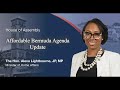 Affordable Bermuda Agenda Update