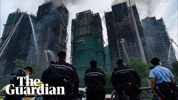 Three arrested as Hong Kong tower fire leaves dozens dead