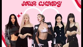 Lady Gaga, BLACKPINK - Sour Candy MV (4k)