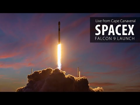 Watch a sunrise launch of a SpaceX Falcon 9 rocket with a new GPS satellite