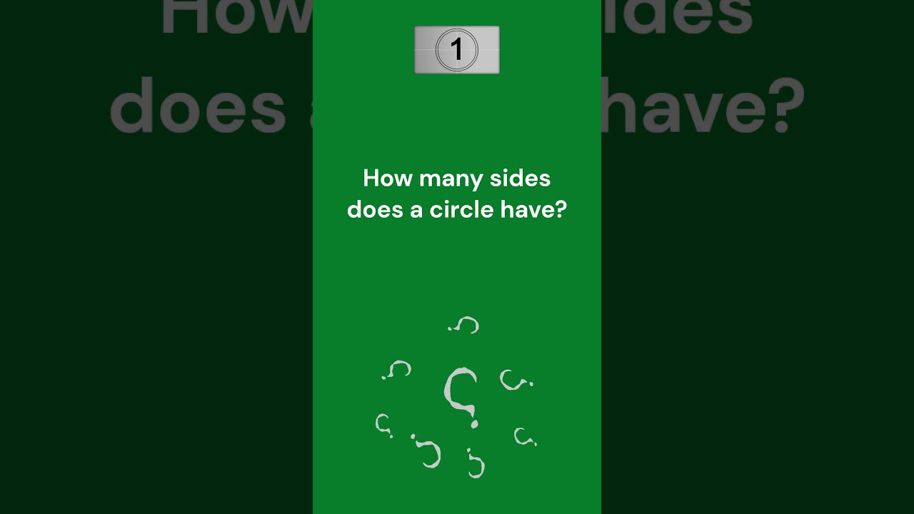 How Many Sides Does a Circle Have? - Riddle by The Riddler Riddle #20