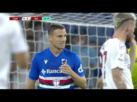 SAMPDORIA-REGGINA 1-0 COPPA ITALIA-FRECCIAROSSA (05-08-2022)