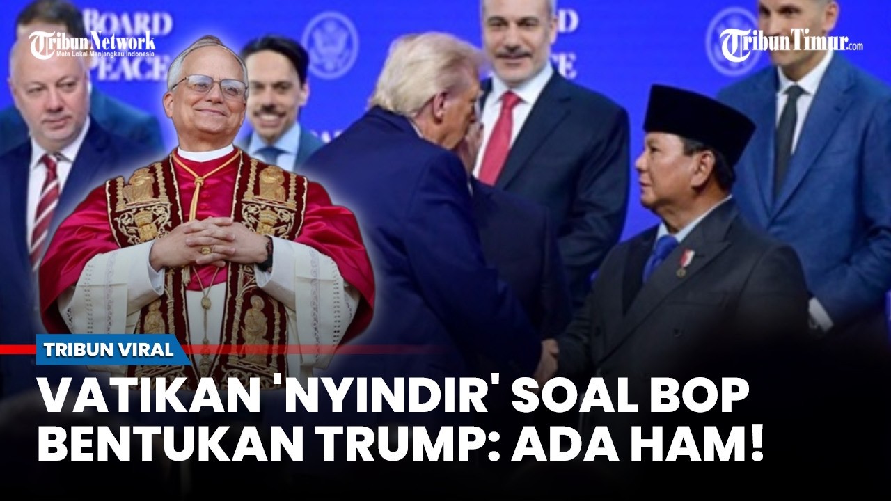 Vatikan Tolak Dewan Perdamaian Usulan Trump, ini Alasannya!