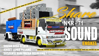 SHAREEE!!! MOD ISUZU NKR SOUND ENGKEL, RILL SUS DEPAN BELAKANG! || BUSSID MOD INDONESIA