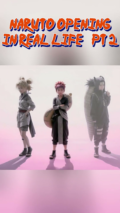 Naruto Opening 2 in REAL LIFE | Haruka Kanata / AI Live Action Anime Intros (OP IRL) #anime #aianime