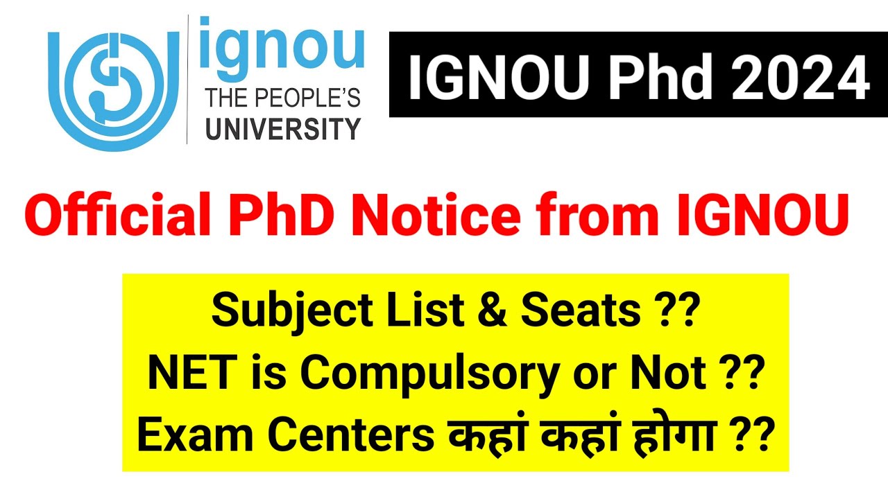 IGNOU PhD Subject List Seats 2024 IGNOU PhD Admission Notification bca-1st-year-subjects-bca-first-year-subject-list-what-are