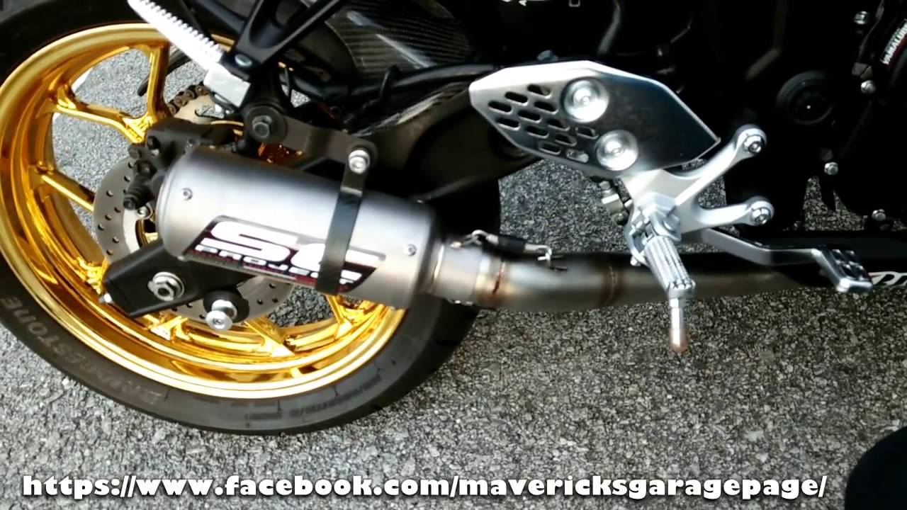 Yamaha R25 SC Project Titanium - YouTube