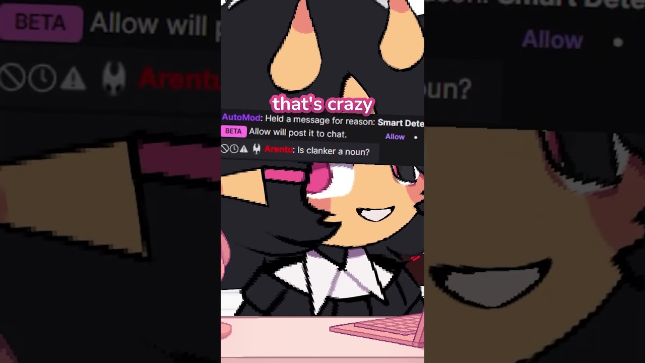 Automod did NOT like that #vtuber #vtuberclips