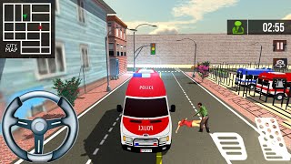 Police Ambulance Rescue Driving 🚑🌟Best Ambulance Driver || Gameplay 29 ||  @Flash Games Zone screenshot 5