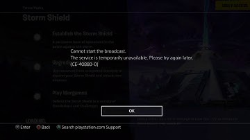 I CANNOT STREAM ERROR CODE: CE-40880-0