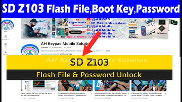 SD Z103 (SPD6531A) Flash File, Boot Key and Password Unlock