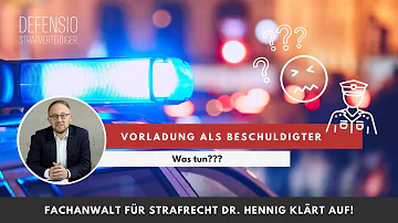 Kann die Polizei mich zu einer Aussage zwingen?