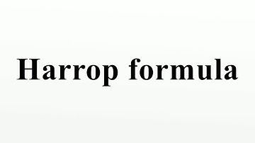 Harrop formula