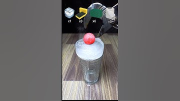 Satisfying ASMR Experiment:"Hot Nickel Ball vs. Everything!"#asmr #experiment #satisfying #shorts