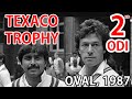 PAKISTAN vENGLAND TEXACO TROPHY 2ndODI TRENT BRIDGE MAY 23 1987 JAVED MIANDAD IMRAN KHAN WASIM AKRAM