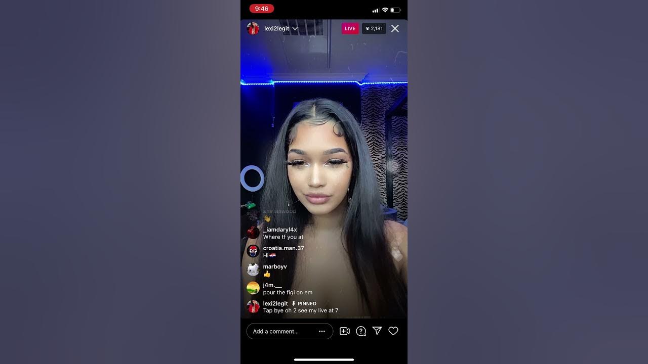 Lexi2legit IG Live - YouTube