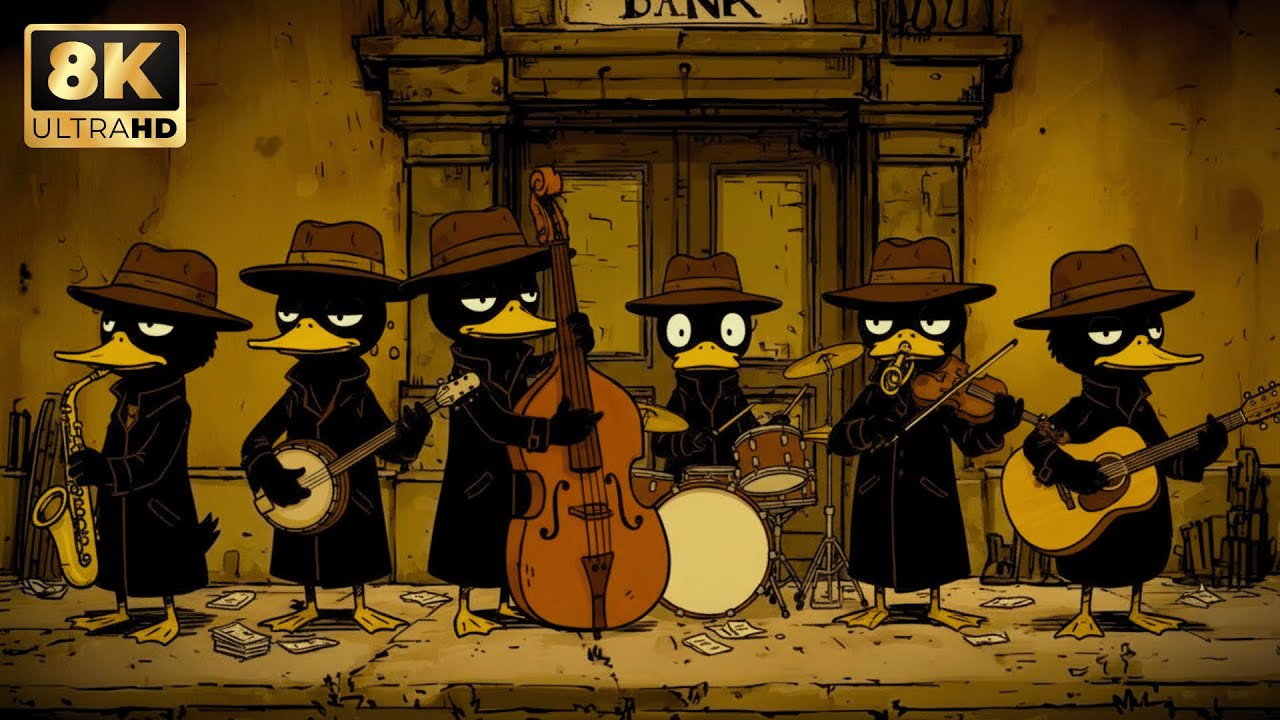 Quiet Night Productivity — Noir Jazz with Warm Bass & Rhodes | Coding and Study Deep Dive