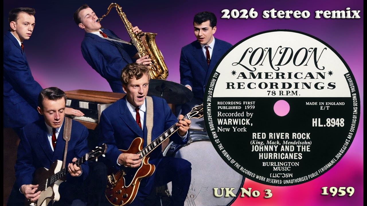 Johnny & the Hurricanes - Red River Rock - 2026 stereo remix 4K