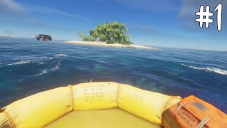 STYRTEDE NED på en ØDE Ø! // Stranded Deep [Dansk]